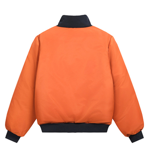 Gran oferta de moda 2025, chaqueta de cuello alto bordada de invierno de alta calidad, chaqueta Bombers personalizada para hombre - Product Image 2