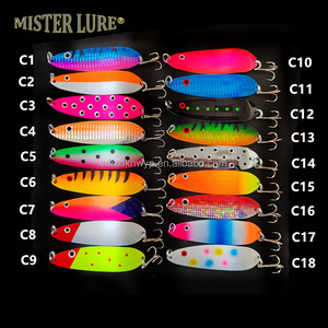 MISTER LURE 15g 20g Cuillères de pêche en acier inoxydable anti-corrosion pour la pêche au bar, à la truite et au <span class=keywords><strong>brochet</strong></span> – Les meilleures cuillères métalliques de lancer - Product Image 2