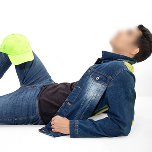 Vente en gros, meilleur fournisseur, prix compétitif, nouveauté, veste en jean au design unique pour homme, veste en jean respirante pour homme - Product Image 3