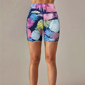 ¡Novedad de 2025! Pantalones cortos deportivos de sublimación sin costuras de cintura alta para mujer de calidad Premium, ropa transpirable para gimnasio y Yoga - Product Image 1