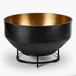 StormCraft Deep Metal Firepit Bowl para exteriores rústicos para exteriores Jardín Patio Calefacción Camping y uso de decoración - Product Image 3