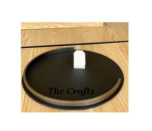 Dernier modèle de plateaux de service en fer de 3 tailles différentes de plateaux de service pour desserts au chocolat de qualité deluxe - Product Image 5