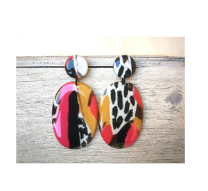 Pendientes de resina de aspecto elegante, superventas, accesorios de uso doméstico de primera calidad, pendientes de diseñador hechos a mano - Product Image 5