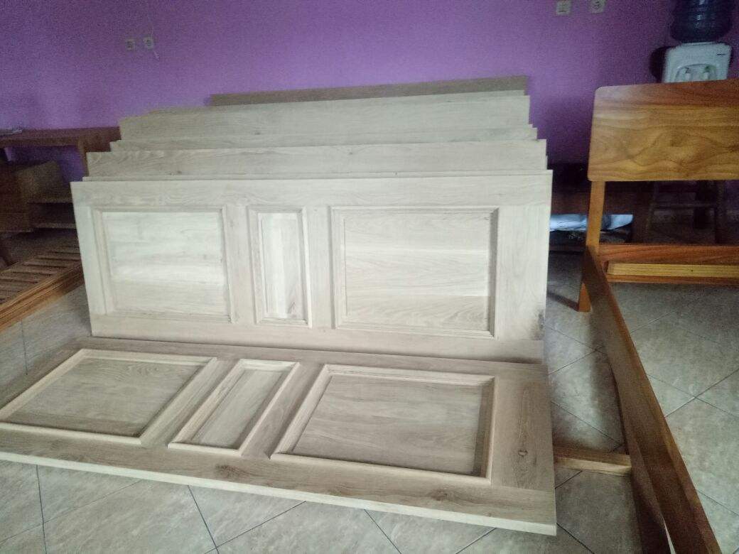 Smoth ขัดประตูไม้โอ๊ค