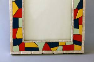 Cadre photo moderne carré en bois MFC naturel léger et écologique pour la décoration de la maison, le mariage et l'utilisation de table - Product Image 2