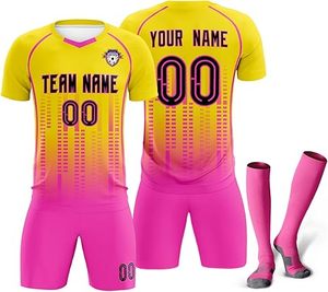 Nouveau design maillot de football de gardien de but personnalisé ensemble de football d'entraînement adulte unisexe 100% polyester à séchage rapide - Product Image 4