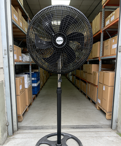 Rising 18–28.9 In Oscillating Pedestal <b>Fan</b> With Adjustable Height And 5 Blades For Household Use - Product Image 5