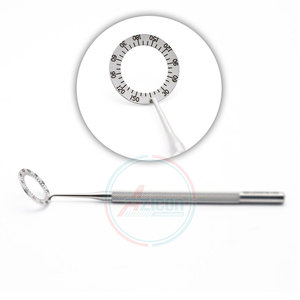 เครื่องมือผ่าตัดทำเครื่องหมายกระจกตาแบบแมนนวล ผลิตจากสแตนเลส ดีไซน์ใหม่ตามสั่ง ได้รับการรับรองมาตรฐาน CE เกรด A+ - Product Image 6