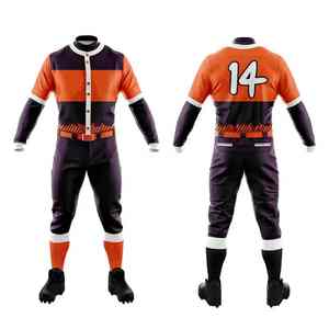 Ensembles d'uniformes de baseball de qualité supérieure avec un tissu en polyester léger et durable pour l'entraînement des tournois sportifs et toutes les saisons - Product Image 4
