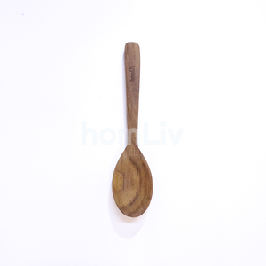 Handmade Natural Teak Wooden Spoon Wooden Handle Dinner Sustainable Material Spoon Brown <b>Flatware</b> for Kitchen Dining - Product Image 1