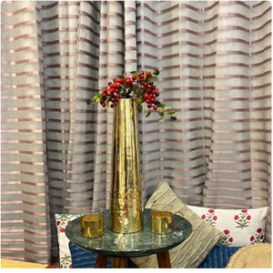 Accessoires pour la maison Salon Porche Chambre à coucher Étude Art Décoration Ornements Mariages Vase en métal Floral Doux Ameublement - Product Image 2