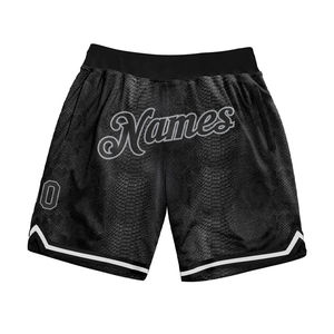Shorts de basket-ball classiques à coupe athlétique, confortables, en maille, légers, à séchage rapide, pour l'entraînement et le sport, personnalisables - Product Image 1