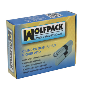 Cilindro di sicurezza 30x30 mm/13,5 a camma corta nichelato con 5 chiavi - Product Image 5