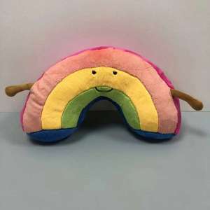 Poupée en peluche arc-en-ciel britannique Jc, jouet de confort pour anniversaires, cadeau mignon pour amis - Product Image 4