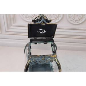 Faroles vintage del siglo XX de metal y vidrio elevan la decoración del Ramadán con elegancia, tradición y significado espiritual. - Product Image 3