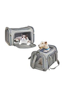 Vietnamese Soft Side <b>Backpack</b> Pet Carrier for Dogs and <b>Cats</b> Zipper Closure Travel Bag for Pets - Product Image 6