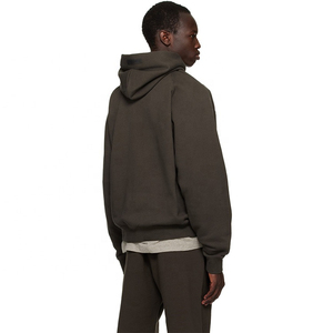 Haute qualité 100% coton français éponge pull à capuche 6XL hommes plaine teint polaire Logo personnalisé sans ficelle 1 pièce en gros hiver - Product Image 6