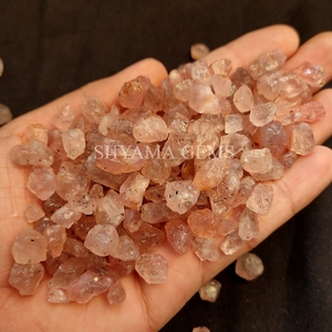 คริสตัลหยาบหยาบหยาบหยาบมอสธรรมชาติพลอยสีชมพูสำหรับการทำเครื่องประดับงานฝีมือรักษาในราคาโรงงานขายส่ง - Product Image 6