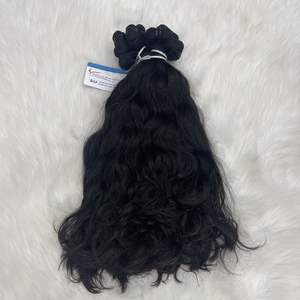 ผมต่อจากเวียดนามบริสุทธิ์20นิ้วเนื้อผ้าหยักศกธรรมชาติขนาด14นิ้วพร้อมส่ง100% - Product Image 2