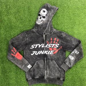 เสื้อมีฮู้ดผ้าฝ้ายเฮฟวี่เวท100% สำหรับทุกเพศเทคนิคการปักลายสกรีน - Product Image 1