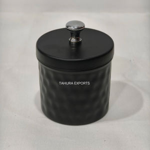 Contenedor de Mesa Más Vendido 2026 para Almacenamiento, Caja Redonda de Hierro Hecha a Mano, Atractiva, para Utensilios de Cocina, Decorativa - Product Image 1