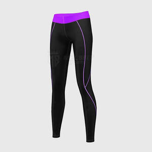 Combinaison de compression pour femmes de haute qualité, légère, en spandex/polyester, manches longues, séchage rapide, respirante, pour les entraînements - Product Image 3