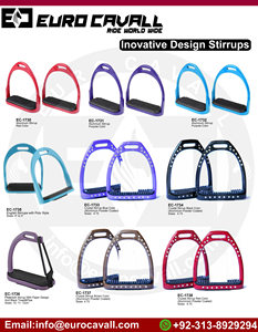 Producto ecuestre de alta calidad, estribos ingleses con recubrimiento en polvo de alta gama para caballos - Product Image 3