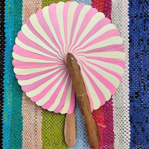 Abanico de Hojas de Palma Natural, Abanico Hecho a Mano para Decoración de Bodas, Recuerdo de Vietnam, Logotipo OEM Disponible - Sra. Violet - Product Image 2