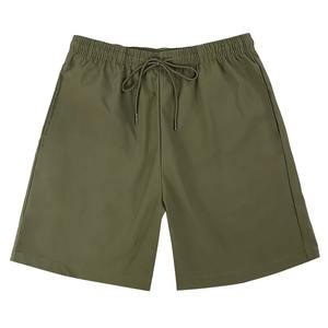 กางเกงขาสั้นลำลองฤดูร้อนของผู้หญิงเอวสูงยืดหยุ่นระบายอากาศทรงหลวมพอดีตัวแฟชั่นสีทึบรุ่นล่าสุดขายดี - Product Image 2