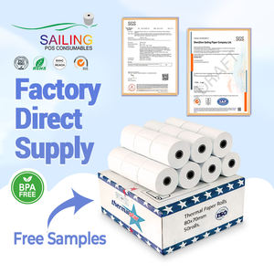 Rouleau de papier thermique sans BPA et sans BPS 57*40 mm 57x6 mm 57 mm pour mini-imprimante - Product Image 5