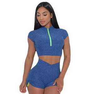 Ensemble de soutien-gorge et Legging avec Logo personnalisé, taille haute, pantalon et pantalon de Yoga, entièrement Sublimation pour dames - Product Image 5