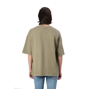 Camiseta Premium de Manga Corta con Hombros Caídos para Hombre, Oversize, Algodón 230g, Ajuste Holgado, Estilo Urbano, Casual, Verano, Secado Rápido - Product Image 3