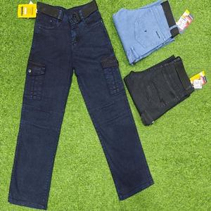 Direct du vendeur entier Jeans à coupe droite de style vintage de haute qualité pour garçons Technics lavés Élégant Look décontracté Approvisionnement en vrac - Product Image 1