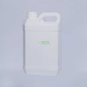 Bidon en plastique carré de 5 L pour liquide de nettoyage, huile avec bouchon à vis - Product Image 4