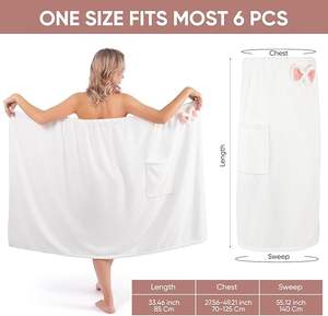 Albornoz suave de Invierno para mujer, conjuntos de Bata larga transpirable con cuello de lazo, cierre de cintura elástica, estilo Simple, teñido liso, 100% poliéster - Product Image 2