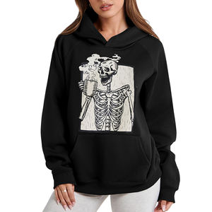 Women's <b>Vintage</b> <b>Oversized</b> Pullover Hoodie Winter <b>Sweatshirt</b> Terry Drop Shoulder Long Sleeves 100% Cotton Streetwear Front - Product Image 1