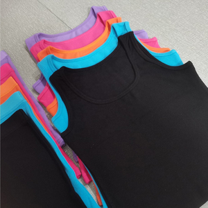 Otoño esquí Dupe algodón acanalado manga corta Leggings de talla grande Sexy 2 piezas conjunto traje personalizado Loungewear mujeres conjuntos con bordado - Product Image 6