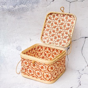 Handmade Eco Friendly Natural Bamboo Storage Woven Boxes for Packaging Gifts Natural Weaving <b>Box</b> Wholesale - Product Image 5