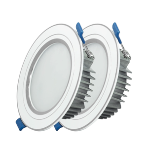 Prêt à expédier Downlight LED minimaliste moderne TOS bordure argentée TLC aluminium moulé IP20 utilisation intérieure facile à encastrer installer - Product Image 3