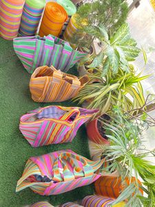 Grands sacs à provisions écologiques en nylon et polypropylène recyclés Sacs en vrac durables fabriqués en Inde pour les supermarchés - Product Image 2