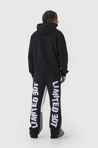 Wholesale <b>Top</b> Quality <b>80</b>%cotton 20% Polyester 480 Gsm Hoodies And Sweatpants Set Pullover Tracksuits Embroidery Patch - Product Image 4