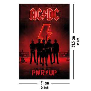 โปสเตอร์ AC/DC PWR/UP สไตล์โมเดิร์นสำหรับตกแต่งผนัง - Product Image 3