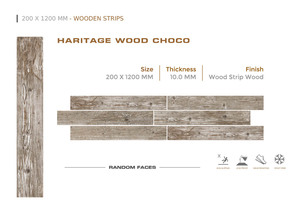 Tablones de baldosas de madera de porcelana duraderos de 20X120CM para pisos Diseño moderno e impermeable para villas Hoteles Casas y oficinas - Product Image 4