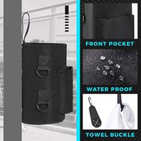 Sac de sport MF grande capacité 30-40L, étanche, avec support pour bouteille d'eau et téléphone, boucle pour serviette, fermeture éclair en nylon, aimant de fitness, plus robuste