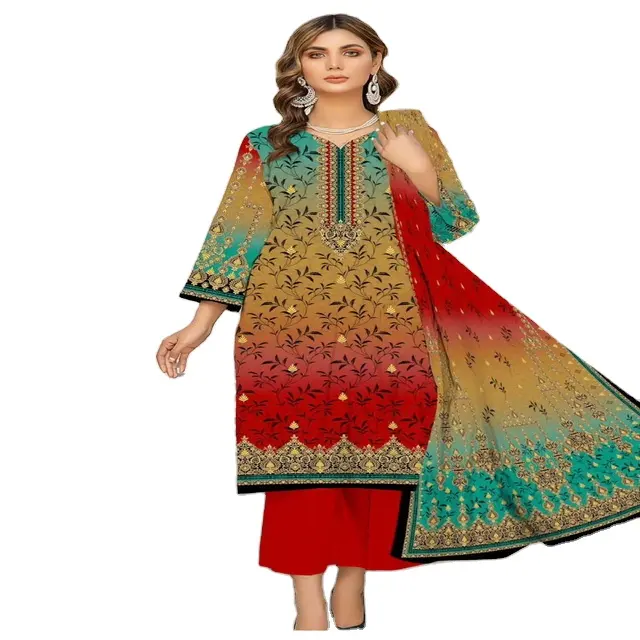 india & pakistan salwar kameez clothing for winter wear dresses for Ladies export quality fabric very high quality linen stuff