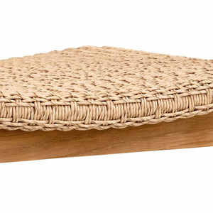 Modern Style <b>Dining</b> Chair Teak Wood and <b>Rattan</b> Combination for Outdoor Patio or <b>Garden</b> <b>Furniture</b> - Product Image 6