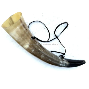 Cuerno de trompeta de buey de búfalo natural exclusivo Vikingo, cuerno de soplado de estilo animal hecho a medida directamente del fabricante - Product Image 3