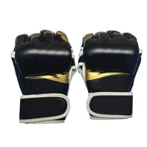 Gants de tireur MMA en cuir de vache véritable 7oz - Product Image 2