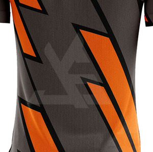 เสื้อฟุตบอลแขนสั้นแบบสั่งทำพิเศษ OEM/ODM ขายส่ง เสื้อฟุตบอลระบายเหงื่อ ผ้าตาข่าย สำหรับเด็ก - Product Image 5