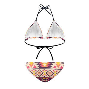 Nueva impresión Sexy Bikini Bragas de baño y sujetador Conjunto de bikini de 2 piezas hecho de 100% Spandex \ Nylon Bikini para mujeres en tarifa al por mayor - Product Image 2